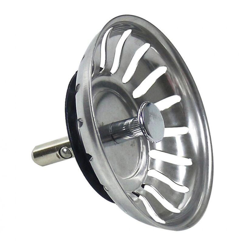 foto del prodotto bebusingoto tappo per lavello da cucina in acciaio inox, filtro per lavello da cucina, tappo per lavello da cucina, diametro 79 mm