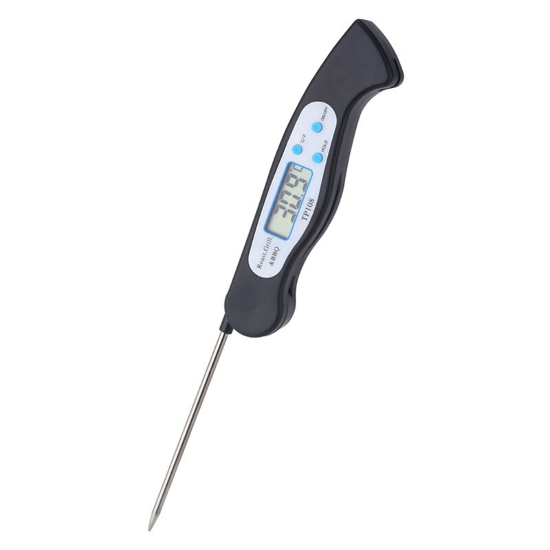 foto del prodotto bebusingoto termometro digitale portatile pieghevole per alimenti , monitor della temperatura della carne per barbecue, picnic, cucina, 27020 mm