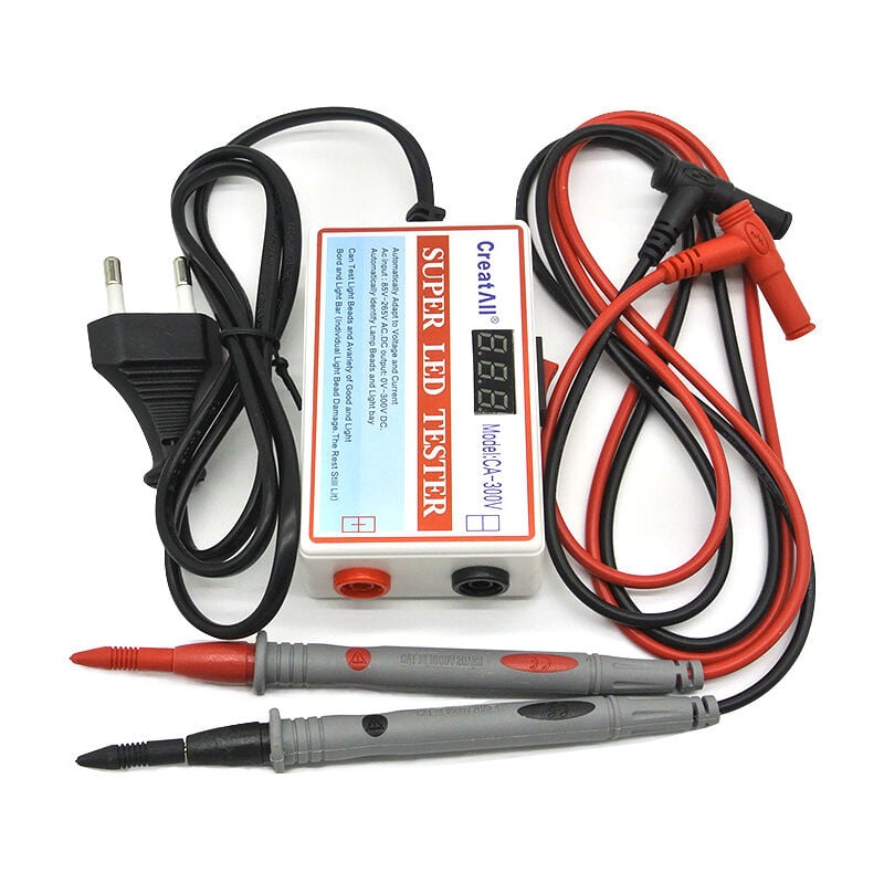 foto del prodotto bebusingoto tester per lampade a led e retroilluminazione tv, presa di corrente per riparazione strisce led, strumento multiuso per computer 0 300 v