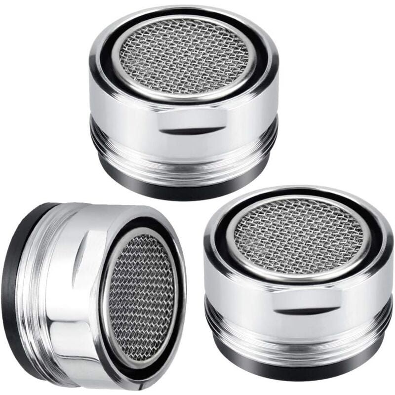 foto del prodotto bebusingoto ugello per rubinetto del bagno da 24 mm, 3 pezzi, aeratore per rubinetto a risparmio idrico, ugello per rubinetto della cucina con