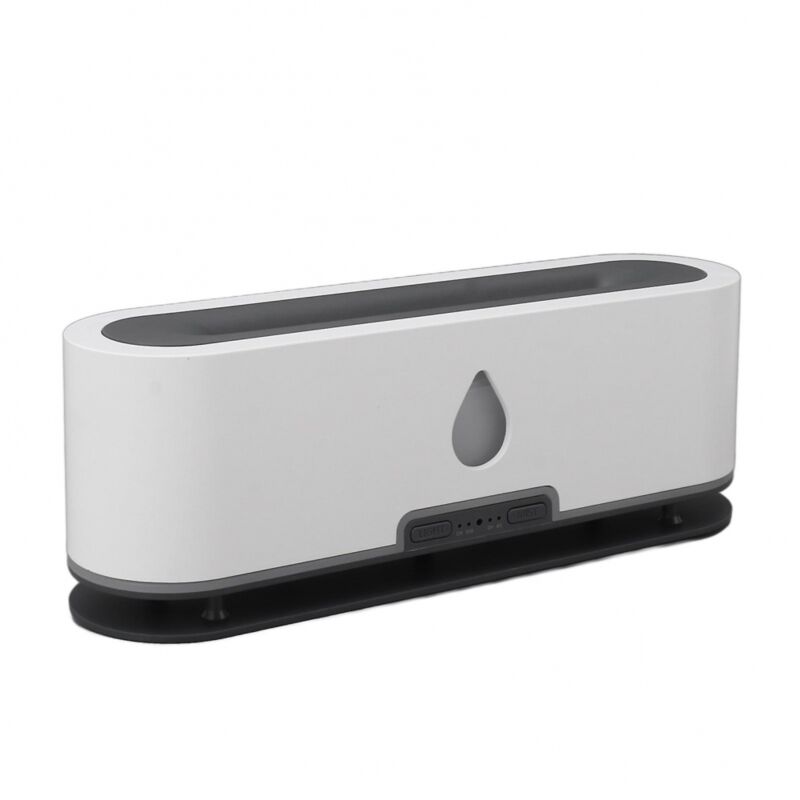 foto del prodotto bebusingoto umidificatore diffusore di fiamma con telecomando, 7 colori di luce, timer, aromaterapia silenzioso, 100 240 v
