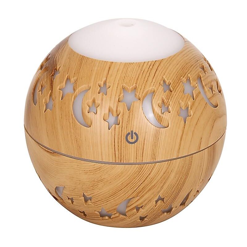 foto del prodotto bebusingoto umidificatori diffusore di aromi usb moon and star wood grain mini umidificatore a ultrasuoni 5v