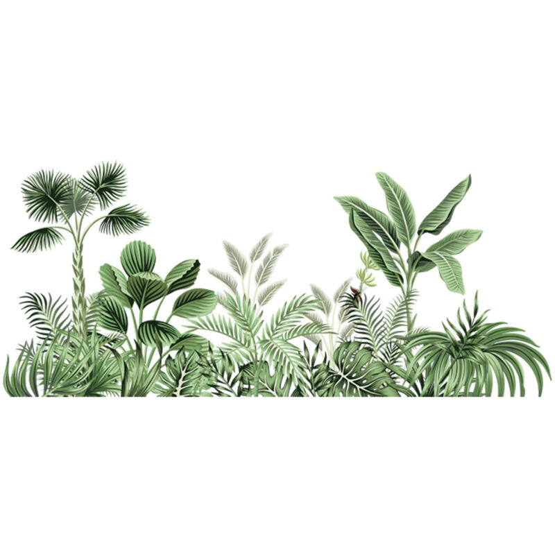 foto del prodotto bebusingoto un set di adesivi murali con piante verdi, adesivi murali, decorazioni murali