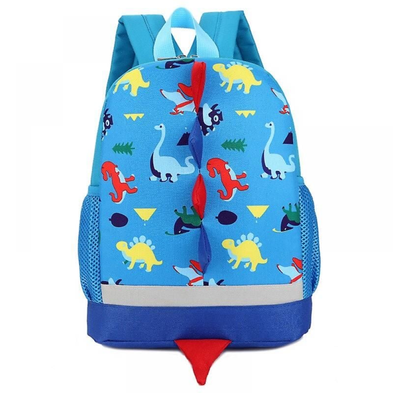 foto del prodotto bebusingoto zaino a forma di dinosauro per bambini, zaino per bambini piccoli con redini, zaino per asilo nido, blu navy