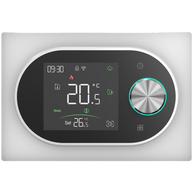 foto del prodotto beca - termostato smart zigbee bac-9000elzb expert4house edition bianco