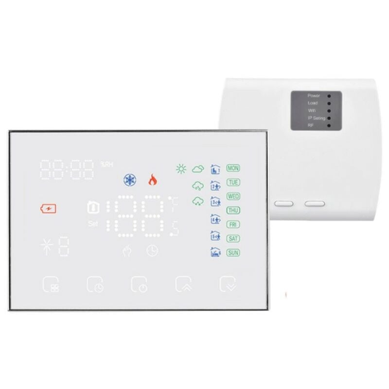 foto del prodotto beca - termostato wifi a batteria bht-8000rf-gabw bianco