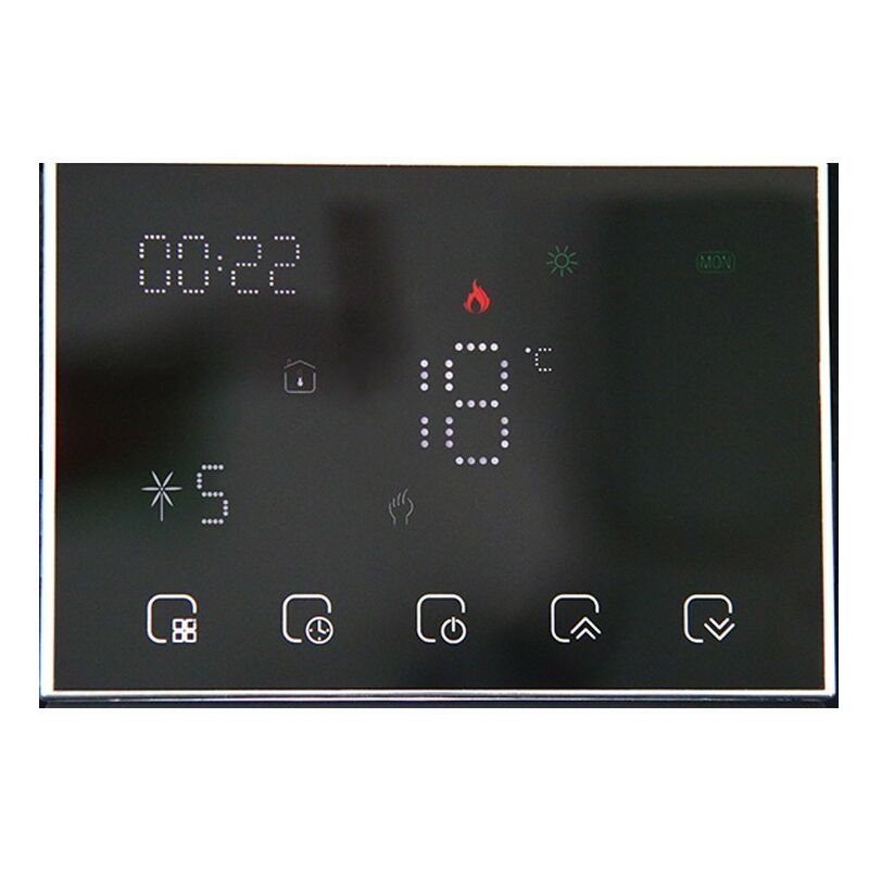 foto del prodotto beca termostato wifi a batteria bht 8000rf gabw nero
