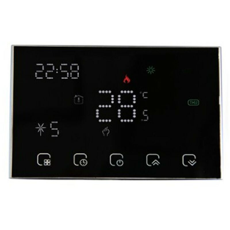 foto del prodotto beca termostato wifi a batteria bht 8000rf gaw nero
