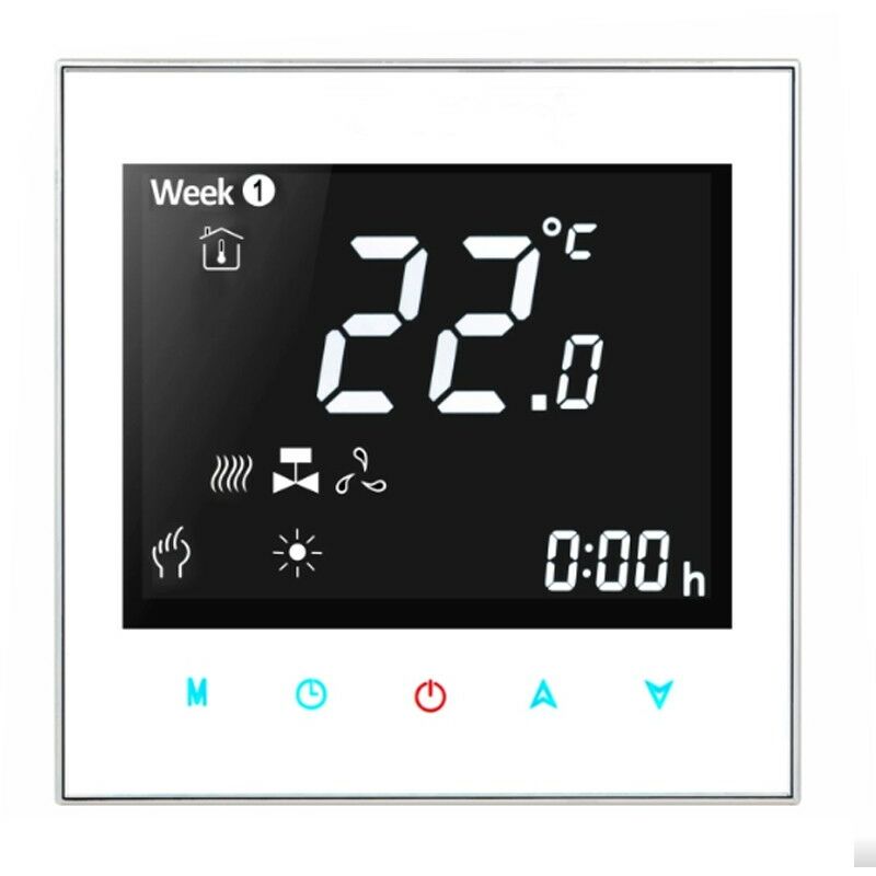 foto del prodotto beca termostato wifi bac 2000alw fan coil bianco