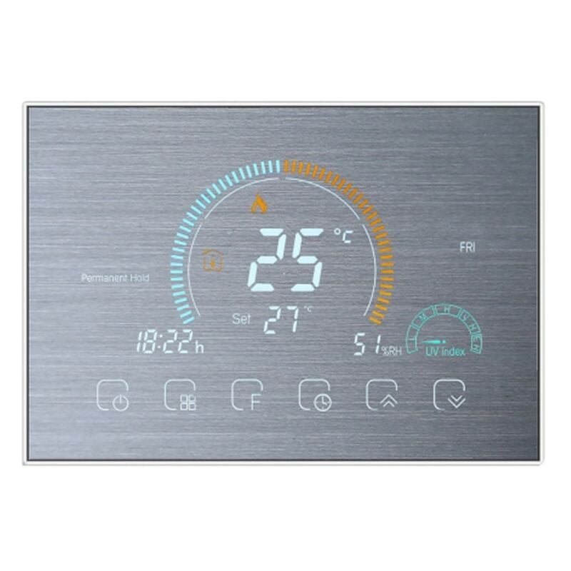 foto del prodotto beca termostato wifi bac 8000alw fan coil grigio