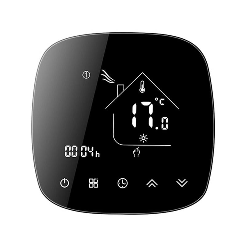 foto del prodotto beca termostato wifi bht 001gclw nero