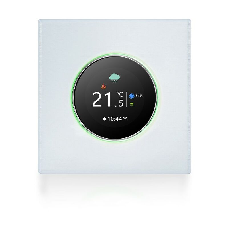 foto del prodotto beca termostato wifi bht 7000galw con manopola bianco