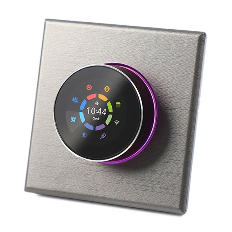 foto del prodotto beca termostato wifi bht 7000galw con manopola grigio