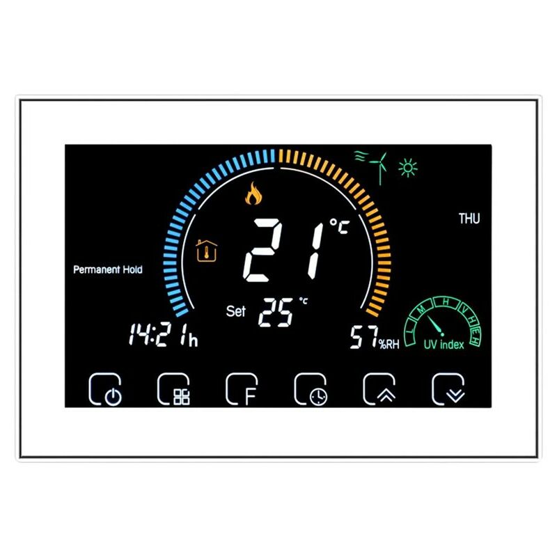 foto del prodotto beca termostato wifi bht 8000gblw bianco