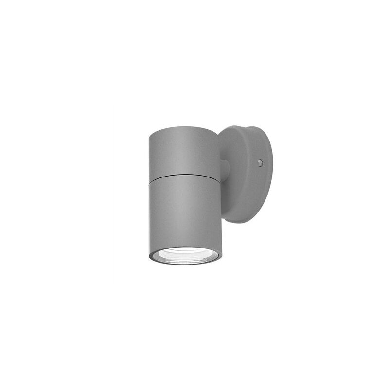 foto del prodotto becala applique da esterno 1xgu10 grigio ip44 11,3x7,3x11,3 cm