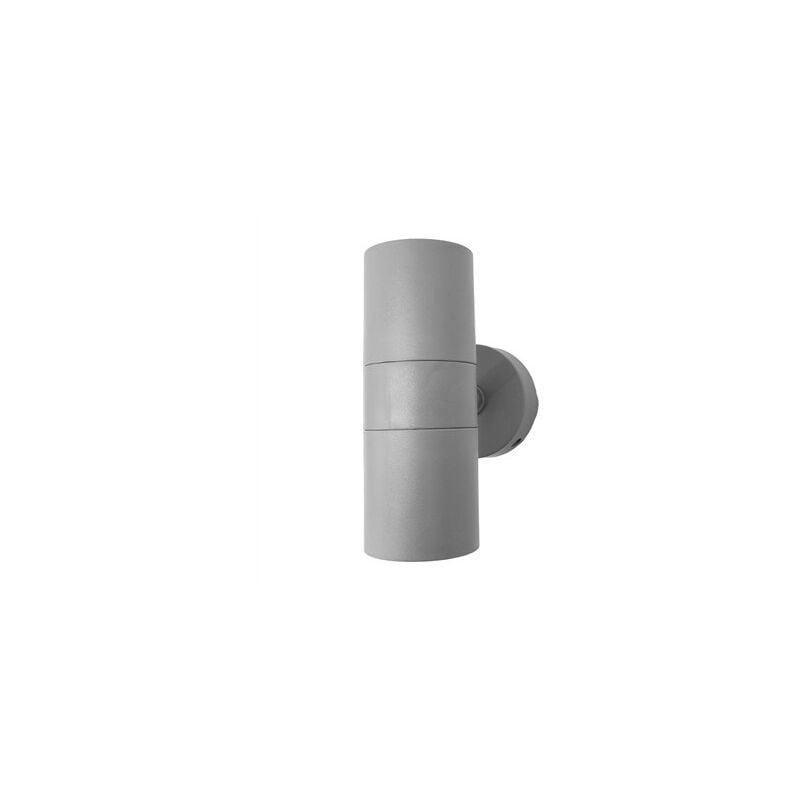 foto del prodotto becala applique da esterno 2xgu10 grigio ip44 15,2x7,3x11,3 cm
