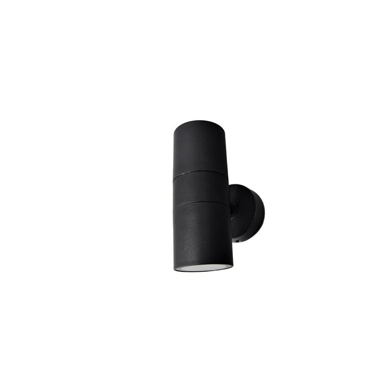 foto del prodotto becala applique da esterno 2xgu10 nero ip44 15,2x7,3x11,3 cm