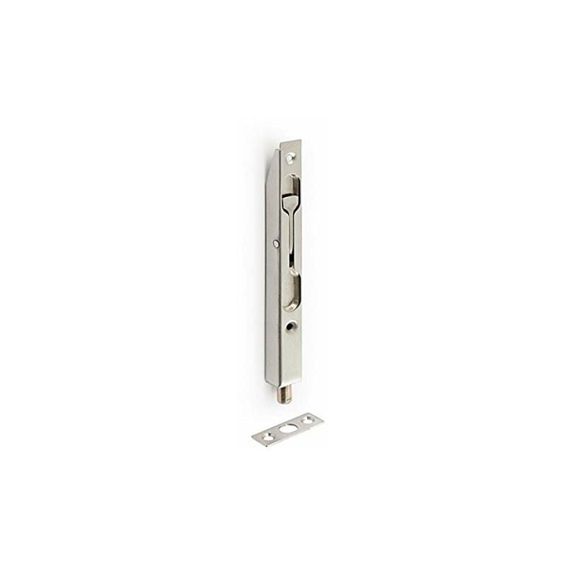 foto del prodotto becusa fermaporta da incasso in porta, 160 mm, inox