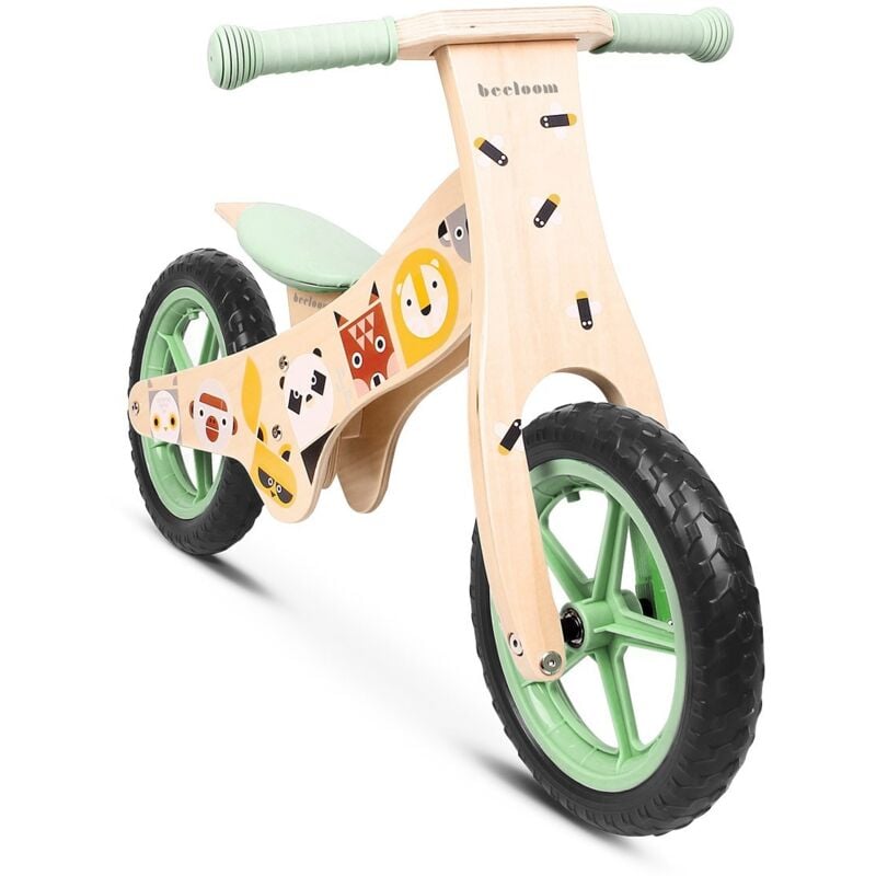 foto del prodotto beeloom bicicletta deambulatore in legno green wild bike