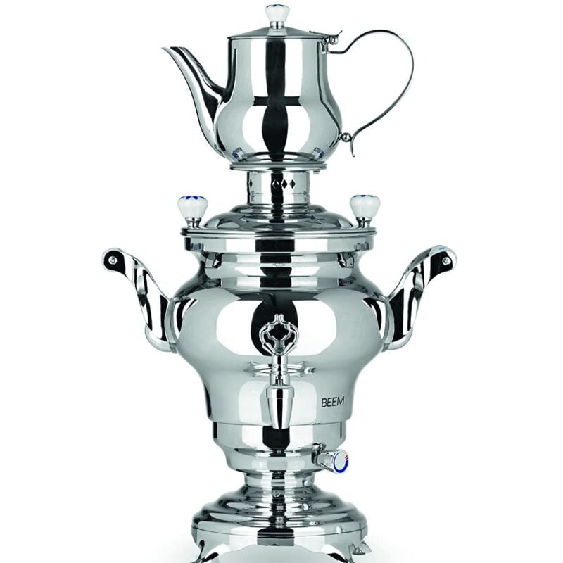 foto del prodotto beem 6127 odessa iii samovar 230v 3 litri acciaio inox, inossidabile