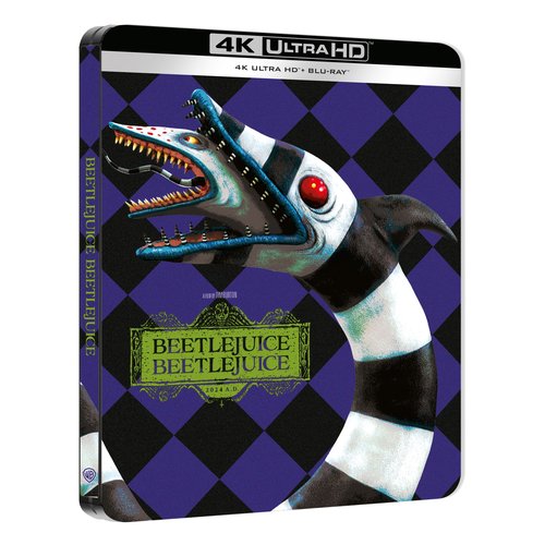 foto del prodotto beetlejuice beetlejuice steelbook 1 4k ultra hd blu ray 