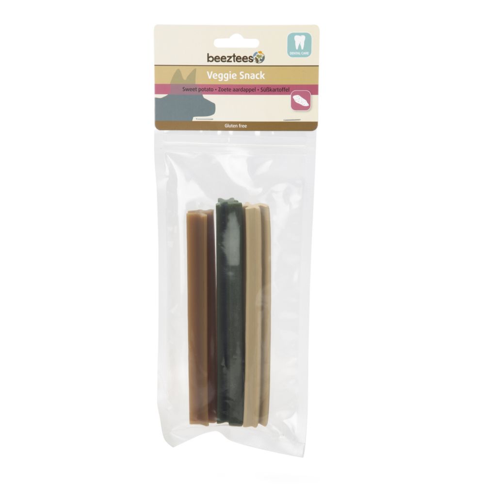 foto del prodotto beeztees veggie snack mix bastoncini 3 pz da 18 cm