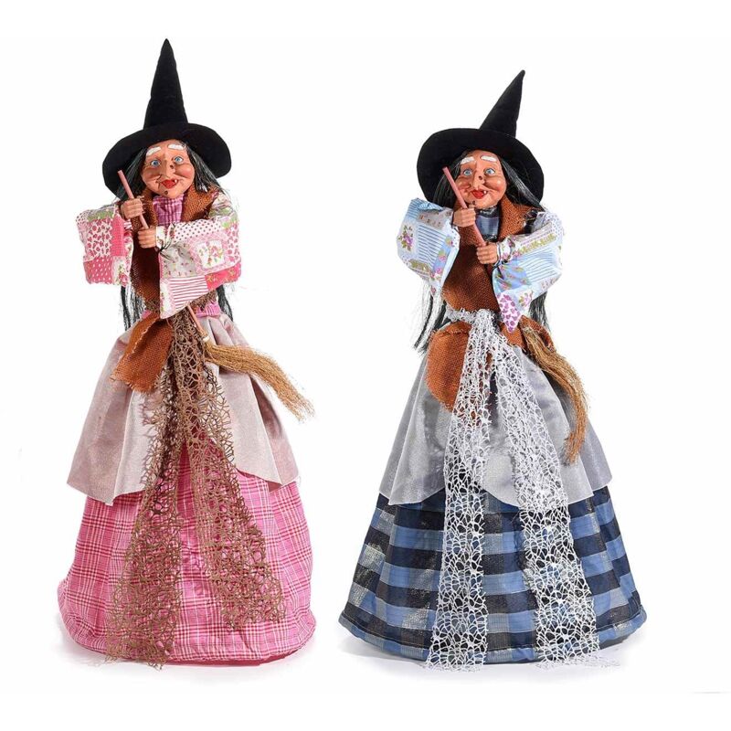 foto del prodotto befane decorative per casa e negozi - set da 2 streghe - idea regalo
