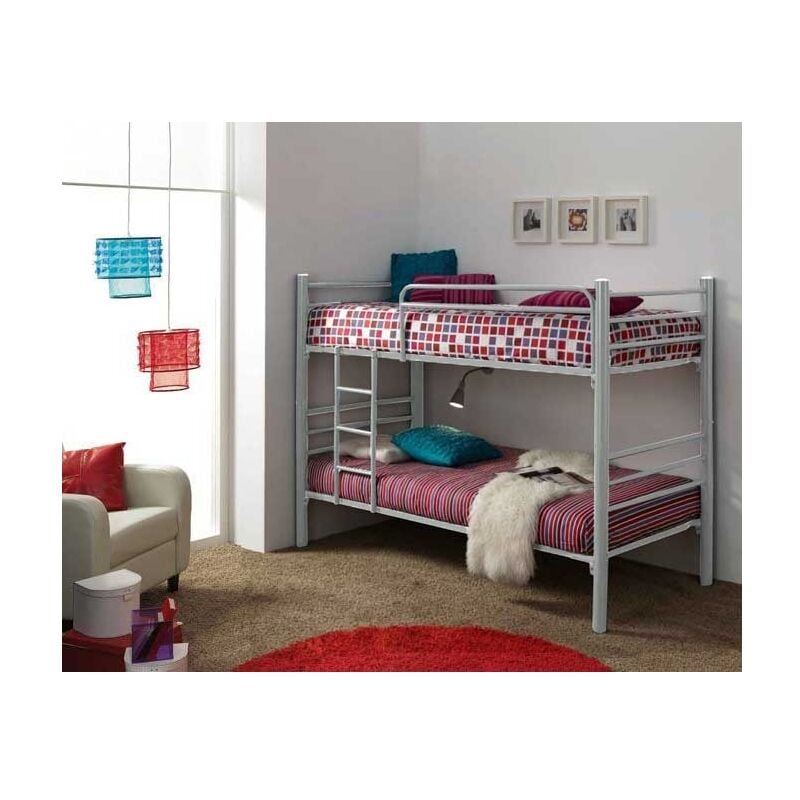 foto del prodotto befara letto a castello divisibile ceres argento 80 x 180 senza letto aggiuntivo