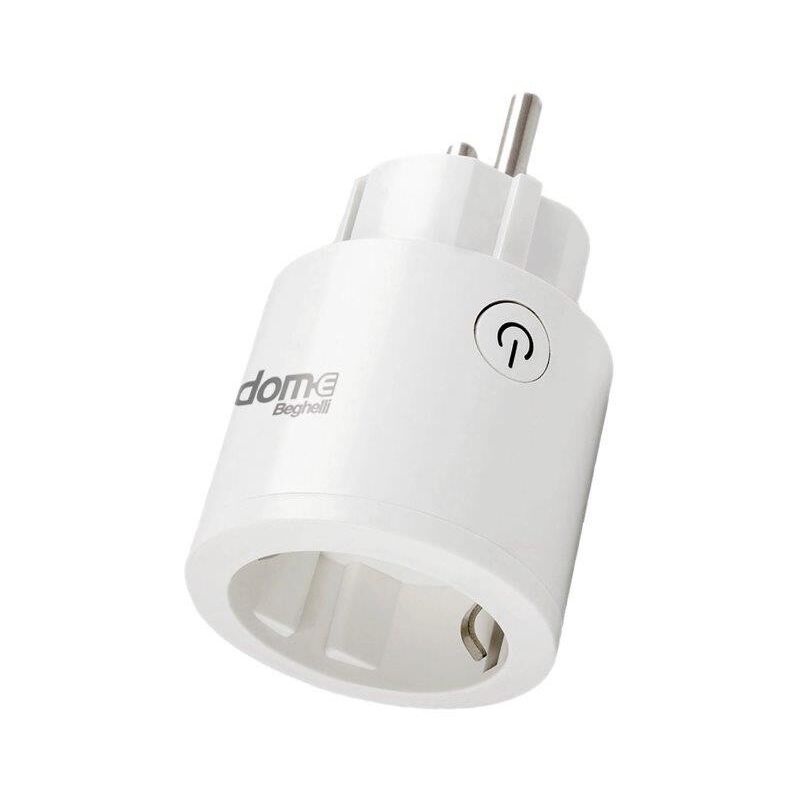 foto del prodotto beghelli 60007 presa di corrente smart wi fi spina schuko gestione remota da smartphone, presa temporizzata, gestione consumi alexa google
