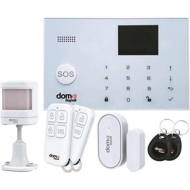 foto del prodotto beghelli kit antifurto completo con connettivit wi fi gsm 60103