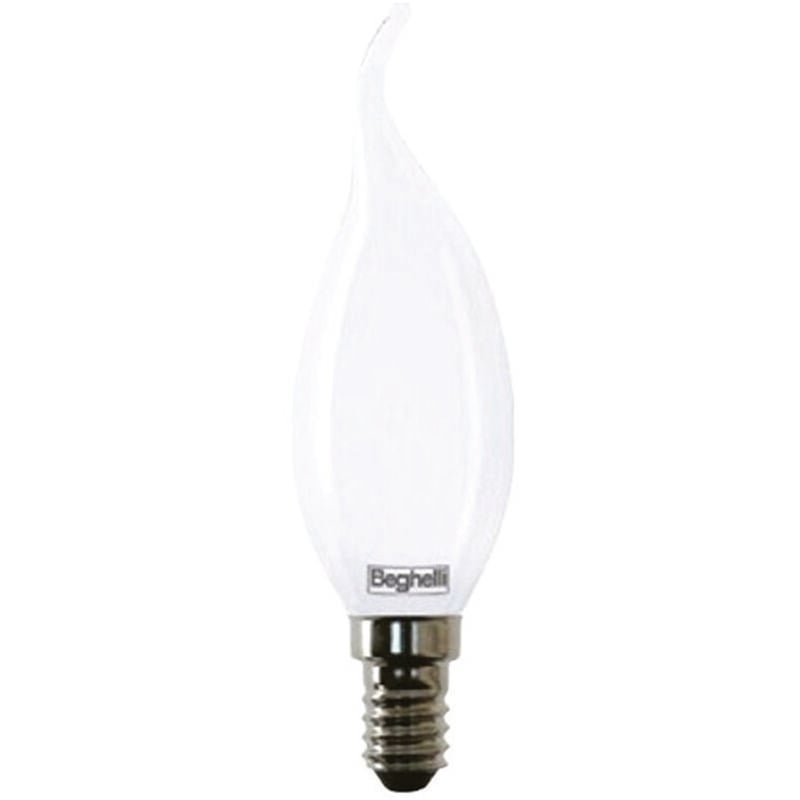 foto del prodotto beghelli lampada led colpo di vento tuttovetro e14 4w 4000 k naturale 470 lm mm.35x118h