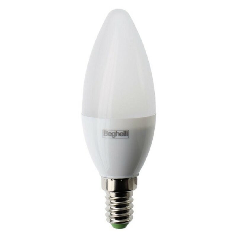 foto del prodotto beghelli - lampadina oliva led e14 - 700 lumen - 7w lampadina luce fredda - 6500k