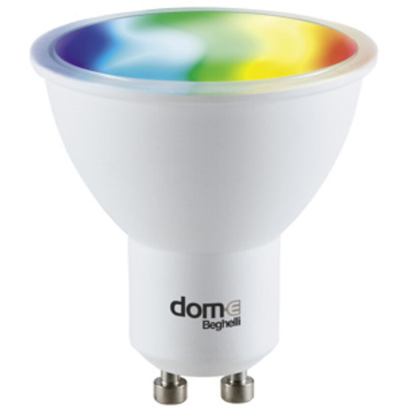 foto del prodotto beghelli - lampadina smart spot wi-fi rgb gu10 colori smartphone domotica