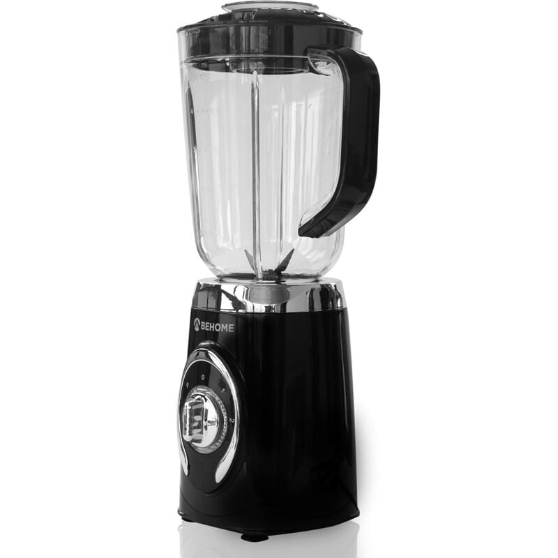 foto del prodotto behome frullatore da cucina con caraffa da 1.25l mixer tritatutto per frutta e verdura con regolazione velocit 500w e luce led