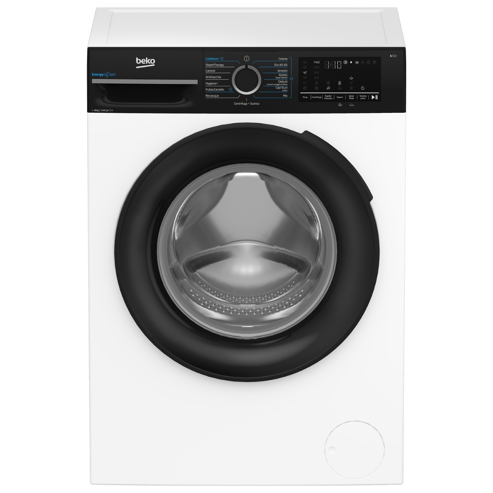 foto del prodotto beko b300 bmepwu4841b lavatrice energyspin 8kg, classe a, 1400giri