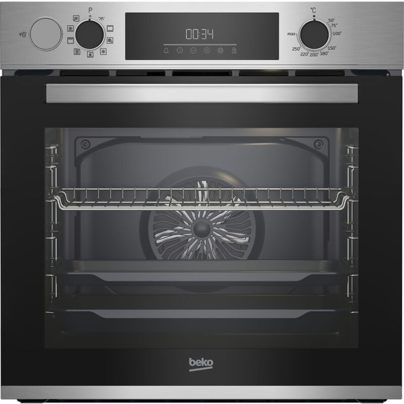 foto del prodotto beko b300 forno multifunzione bbis12300xde assistito a vapore steamassist, , 9 funzioni, a , acciaio inox. dimensione del forno media, tipo di