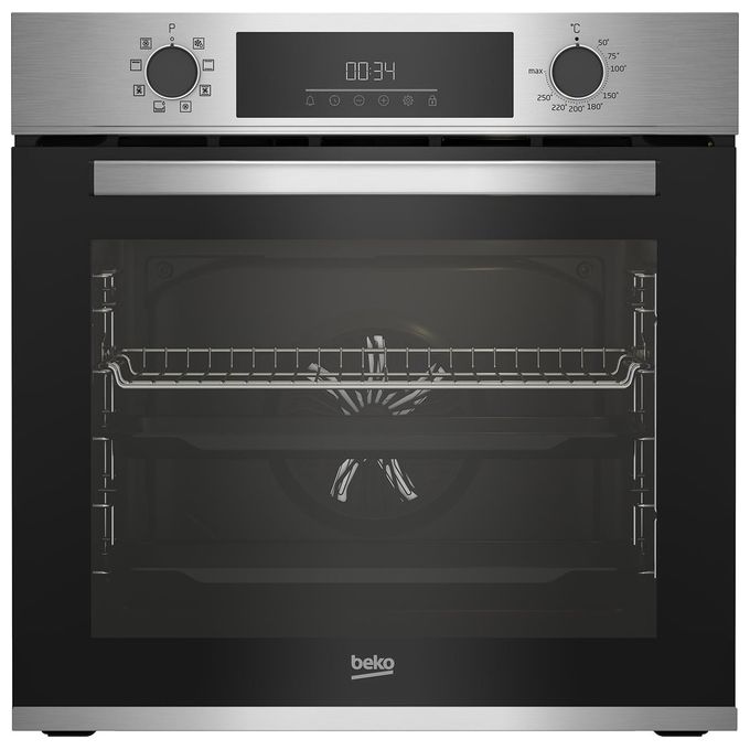 foto del prodotto beko bbim12300x forno da incasso beyond multifunzione 72 litri classe a inox