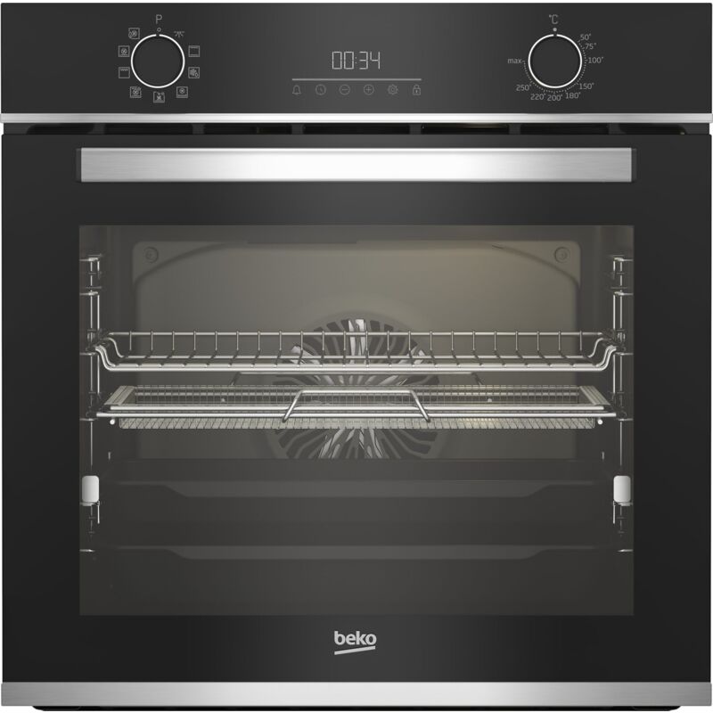 foto del prodotto beko bbima13300xs. dimensione del forno media, tipo di forno forno elettrico, capacit interna forno totale 72 l. posizionamento