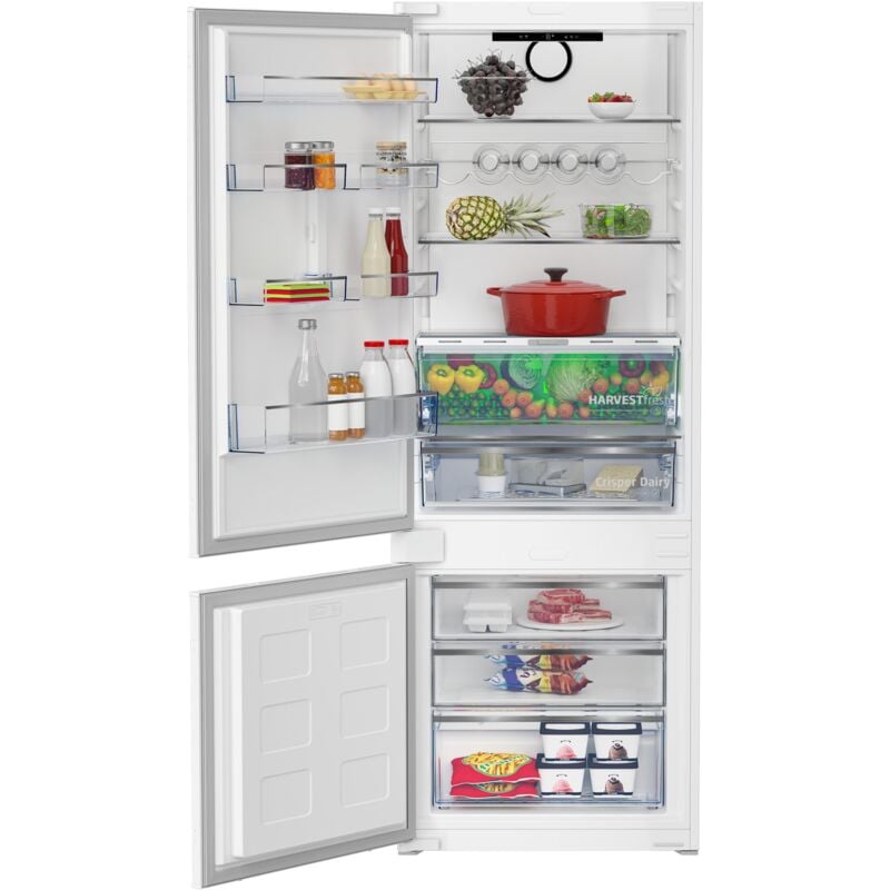 foto del prodotto beko bcne400e40sn lh. capacit netta totale 370 l. cerniera porta sinistra. classe climatica sn t, emissione acustica 35 db. capacit netta