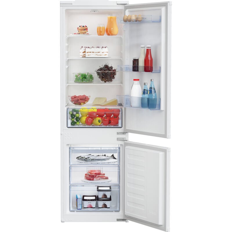 foto del prodotto beko bcsa285k4sn frigorifero combinato da incasso h.177 statico classe f a 