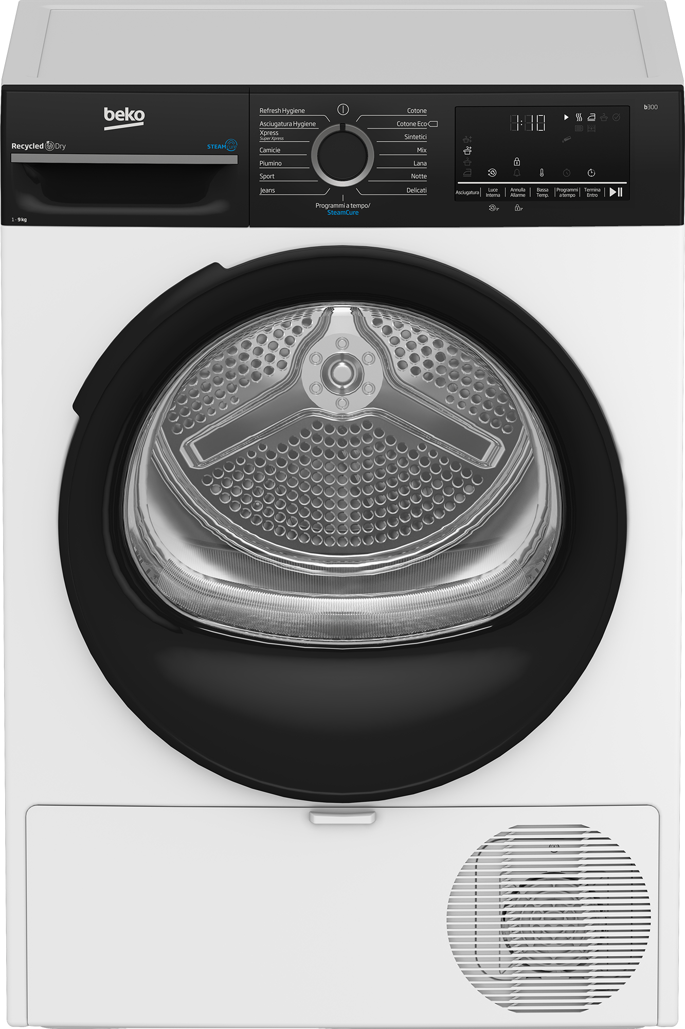 foto del prodotto beko bmgt491sbi asciugatrice 9kg, classe a , inverter