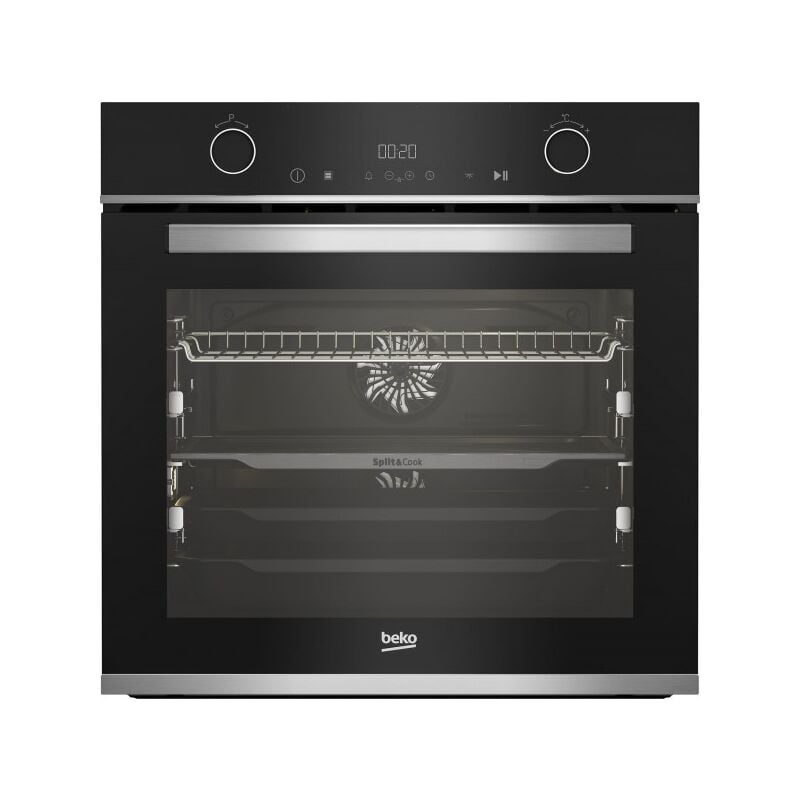 foto del prodotto beko - bpro 500 bbvm13400xds: forno beyond multifunzione split&amp;cook, bpro500, 14 funzioni. dimensione del forno: media, tipo di forno: forno elettrico, capacità interna forno totale:... - 7768287623