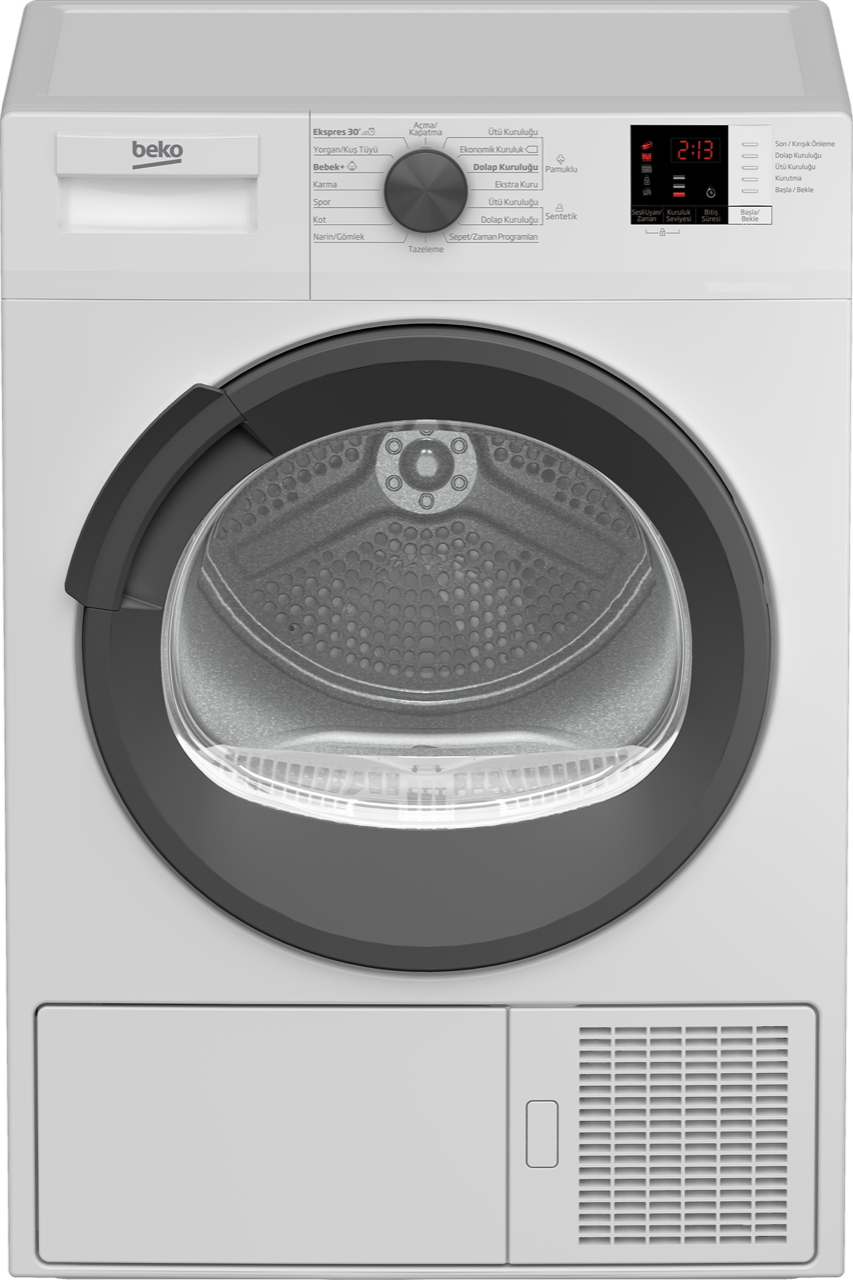 foto del prodotto beko drxs827a asciugatrice libera installazione caricamento frontale 8 kg a bianco