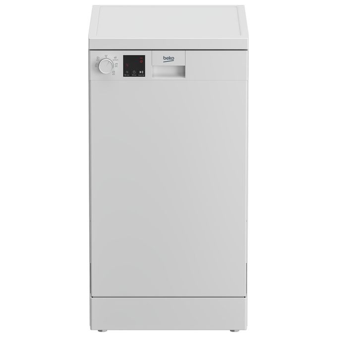 foto del prodotto beko dvs05024w lavastoviglie slim libera installazione 10 coperti classe energetica e a 5 programmi 45 cm bianco