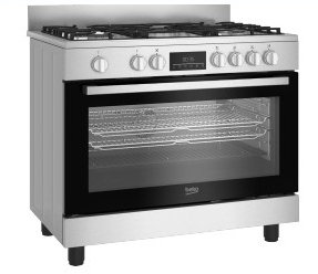 foto del prodotto beko forno elettrico multifunzione con grill elettrico e timer, classe a, display touch, inox
