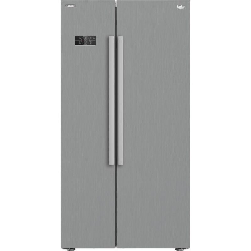 foto del prodotto beko frigorifero americano side by side gn163130ptn classe f capacità 640 litri colore inox