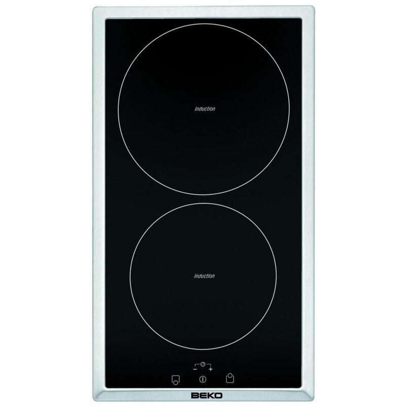 foto del prodotto beko hdmi 32400 dtx 30 cm induzione piano cottura da incasso 2 zone a induzione . colore del prodotto nero, posizionamento dell apparecchio 