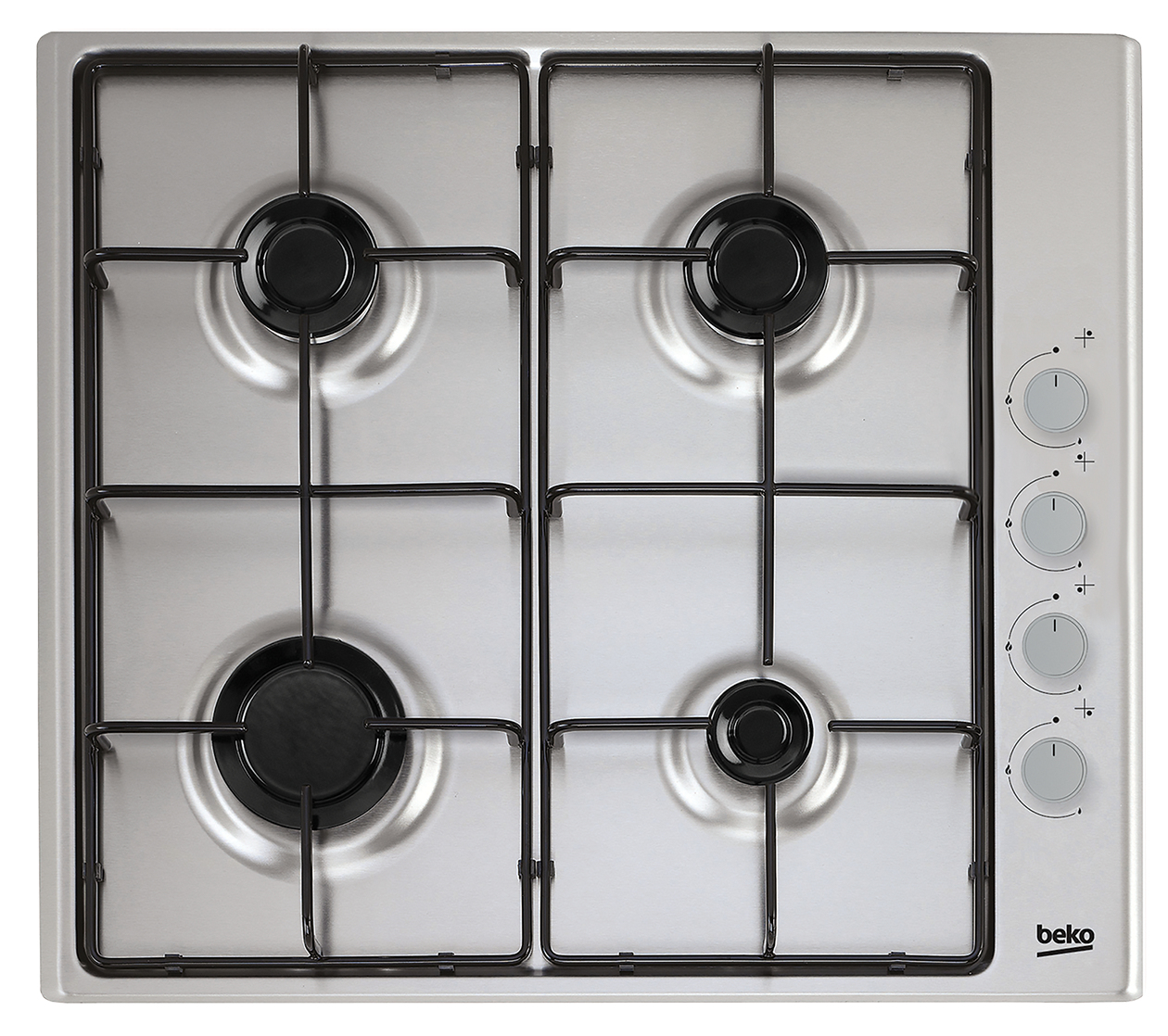 foto del prodotto beko higg641c3sx acciaio inox da incasso 60 cm gas 4 fornello i 