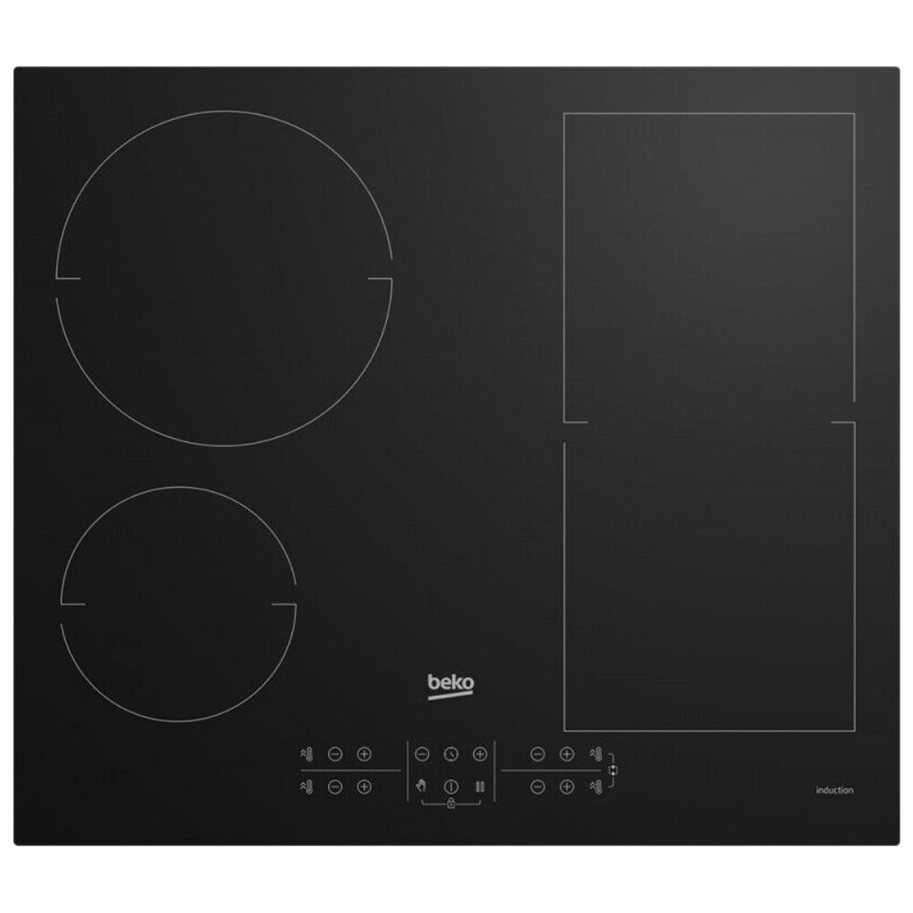 foto del prodotto beko hii64210fmtr nero da incasso 60 cm piano cottura a induzione 4 fornello i 