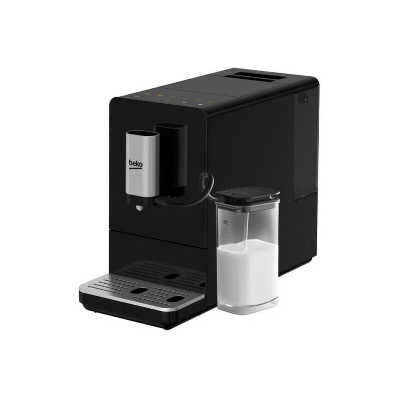 foto del prodotto beko macchina per caff espresso automatica ceg3194b 1350 w caraffa per il latte nera
